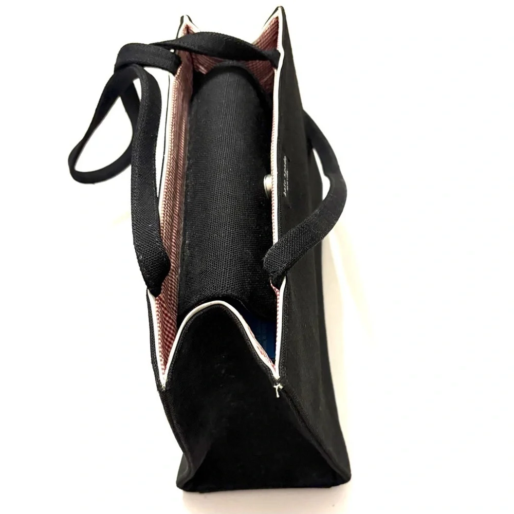 KATE SPADE Vintage Black Linen Purse